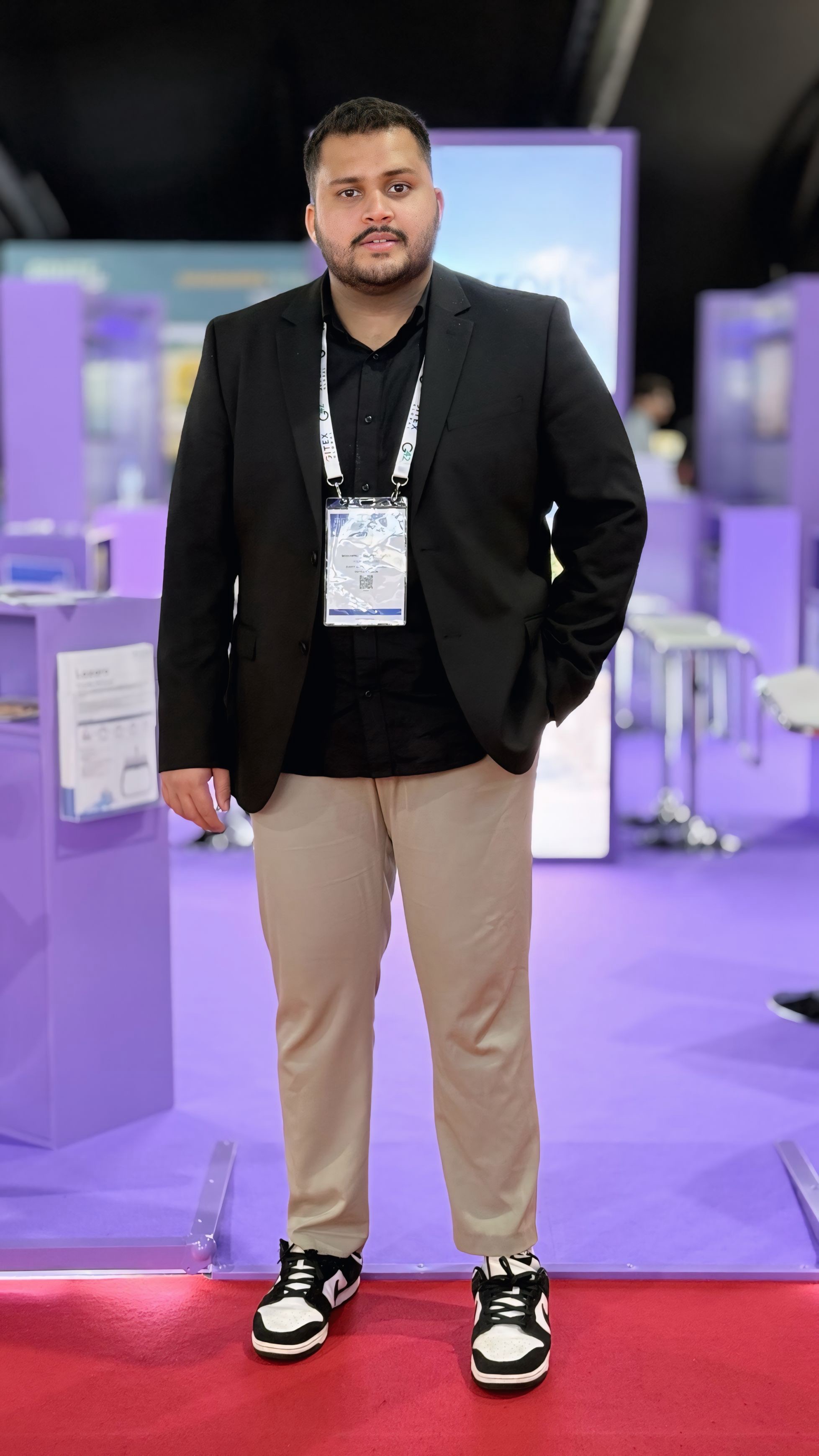 Salman Farize, Founder and CEO of Zuditt, at GITEX Global 2025 in Dubai